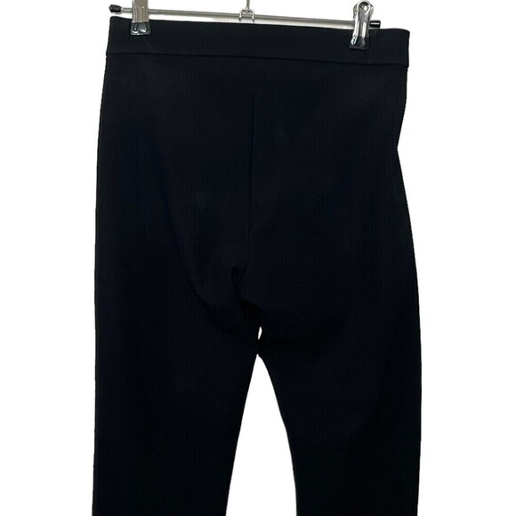 La Ligne Moto Pants Women’s Size Small Black Zipped Hem Cropped Stretch - Picture 5 of 12